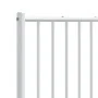Kopfteil aus weißem Metall, 140 cm von vidaXL, Kopf- und Fußteile - Ref: Foro24-350964, Preis: 32,37 €, Rabatt: %