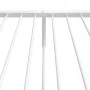 Metal bed frame with headboard and footboard white 107x203 cm by vidaXL, Beds and slatted bases - Ref: Foro24-350945, Price: ...