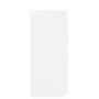 White plywood and steel key cabinet 40x8.5x20 cm by vidaXL, Lockers and storage cabinets - Ref: Foro24-350631, Price: 35,90 €...