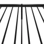 Bed frame with headboard and black metal footboard 90x190 cm by vidaXL, Beds and slatted bases - Ref: Foro24-350874, Price: 6...