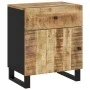 Mango plywood wood nightstand 50x33x60 cm by vidaXL, Nightstands - Ref: Foro24-350656, Price: 86,31 €, Discount: %