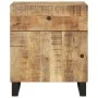 Mango plywood wood nightstand 50x33x60 cm by vidaXL, Nightstands - Ref: Foro24-350656, Price: 86,31 €, Discount: %
