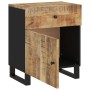 Mesita de noche madera mango madera contrachapada 50x33x60 cm de vidaXL, Mesitas de noche - Ref: Foro24-350656, Precio: 81,18...
