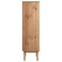 Shoe rack with 3 drawers OTTA solid pine wood white brown by vidaXL, Shoe racks and shoe organizers - Ref: Foro24-351311, Pri...