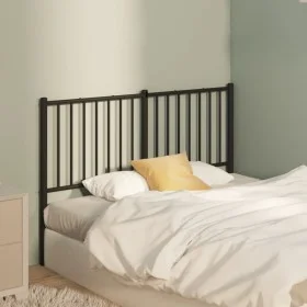 Kopfteil aus schwarzem Metall, 120 cm von vidaXL, Kopf- und Fußteile - Ref: Foro24-350895, Preis: 28,62 €, Rabatt: %