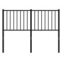 Kopfteil aus schwarzem Metall, 120 cm von vidaXL, Kopf- und Fußteile - Ref: Foro24-350895, Preis: 29,11 €, Rabatt: %