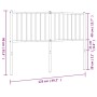Kopfteil aus schwarzem Metall, 120 cm von vidaXL, Kopf- und Fußteile - Ref: Foro24-350895, Preis: 29,11 €, Rabatt: %