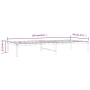 Estructura de cama de metal negro 90x200 cm de vidaXL, Camas y somieres - Ref: Foro24-350839, Precio: 67,12 €, Descuento: %