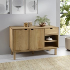OTTA Sideboard aus massivem Kiefernholz 114x43x73,5 cm von vidaXL, Sideboards - Ref: Foro24-351300, Preis: 157,03 €, Rabatt: %