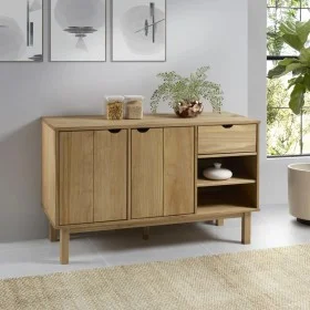 OTTA Sideboard aus massivem Kiefernholz 114x43x73,5 cm von vidaXL, Sideboards - Ref: Foro24-351300, Preis: 157,03 €, Rabatt: %