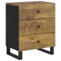 Mesita de noche madera mango madera contrachapada 50x33x62 cm de vidaXL, Mesitas de noche - Ref: Foro24-350663, Precio: 160,7...