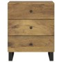Mesita de noche madera mango madera contrachapada 50x33x62 cm de vidaXL, Mesitas de noche - Ref: Foro24-350663, Precio: 160,7...