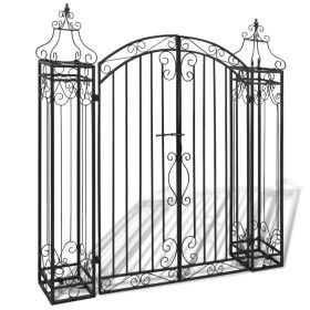 Dekoratives Gartenportal aus Schmiedeeisen 122x20,5x134 cm von vidaXL, Gartentore - Ref: Foro24-40905, Preis: 185,12 €, Rabat...