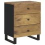 Mesita de noche madera mango madera contrachapada 50x33x62 cm de vidaXL, Mesitas de noche - Ref: Foro24-350663, Precio: 160,7...