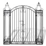 Dekoratives Gartenportal aus Schmiedeeisen 122x20,5x134 cm von vidaXL, Gartentore - Ref: Foro24-40905, Preis: 188,65 €, Rabat...