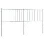 Kopfteil aus weißem Metall, 160 cm von vidaXL, Kopf- und Fußteile - Ref: Foro24-350966, Preis: 34,40 €, Rabatt: %