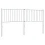 White metal headboard 160 cm by vidaXL, Headboards and footboards - Ref: Foro24-350966, Price: 33,86 €, Discount: %