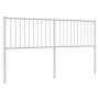 Kopfteil aus weißem Metall, 160 cm von vidaXL, Kopf- und Fußteile - Ref: Foro24-350966, Preis: 34,40 €, Rabatt: %