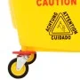 Mop bucket with wringer and wheels PP yellow 36 L by vidaXL, Maintenance carts and caddies - Ref: Foro24-154461, Price: 74,85...