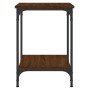 Brauner Eichenholz-Ingenieurtisch 40x40x55 cm von vidaXL, Couchtisch - Ref: Foro24-832827, Preis: 34,94 €, Rabatt: %