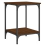 Engineered wood brown oak coffee table 40x40x55 cm by vidaXL, Coffee table - Ref: Foro24-832827, Price: 34,94 €, Discount: %