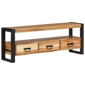 Mueble de TV madera maciza de acacia 120x30x45 cm de vidaXL, Muebles TV - Ref: Foro24-351670, Precio: 241,53 €, Descuento: %