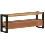 Solid acacia wood TV cabinet 120x30x45 cm by vidaXL, TV Furniture - Ref: Foro24-351670, Price: 241,53 €, Discount: %