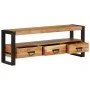 Solid acacia wood TV cabinet 120x30x45 cm by vidaXL, TV Furniture - Ref: Foro24-351670, Price: 241,53 €, Discount: %