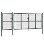 Gartengittertür aus anthrazitfarbenem, verzinktem Stahl, 400 x 175 cm von vidaXL, Gartentore - Ref: Foro24-154546, Preis: 472...
