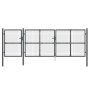 Garden mesh door anthracite galvanized steel 400x175cm by vidaXL, garden gates - Ref: Foro24-154546, Price: 472,38 €, Discoun...