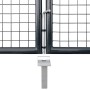 Gartengittertür aus anthrazitfarbenem, verzinktem Stahl, 400 x 175 cm von vidaXL, Gartentore - Ref: Foro24-154546, Preis: 472...