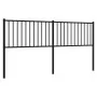 Kopfteil aus schwarzem Metall, 180 cm von vidaXL, Kopf- und Fußteile - Ref: Foro24-350900, Preis: 35,77 €, Rabatt: %