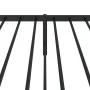 Bettgestell mit schwarzem Metallkopfteil 107x203 cm von vidaXL, Betten und Lattenroste - Ref: Foro24-350860, Preis: 76,12 €, ...