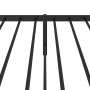 Estructura de cama con cabecero metal negro 107x203 cm de vidaXL, Camas y somieres - Ref: Foro24-350860, Precio: 77,33 €, Des...