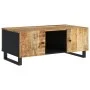 Mesa de centro madera maciza mango y contrachapada 100x54x40 cm de vidaXL, Mesas de centro - Ref: Foro24-351950, Precio: 143,...