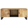 Couchtisch aus massivem Mangoholz und Sperrholz, 100 x 54 x 40 cm von vidaXL, Couchtisch - Ref: Foro24-351950, Preis: 143,22 ...