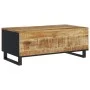 Mesa de centro madera maciza mango y contrachapada 100x54x40 cm de vidaXL, Mesas de centro - Ref: Foro24-351950, Precio: 143,...
