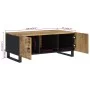 Mesa de centro madera maciza mango y contrachapada 100x54x40 cm de vidaXL, Mesas de centro - Ref: Foro24-351950, Precio: 143,...