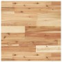 Estante de lavabo de pared acero y madera maciza de acacia