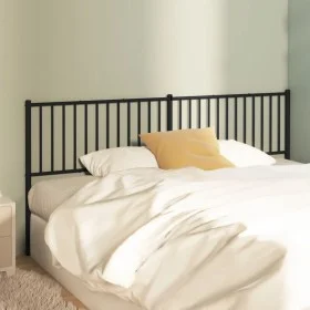 Kopfteil aus schwarzem Metall, 193 cm von vidaXL, Kopf- und Fußteile - Ref: Foro24-350901, Preis: 36,60 €, Rabatt: %