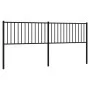 Cabecero de metal negro 193 cm de vidaXL, Cabeceros y pies de cama - Ref: Foro24-350901, Precio: 36,60 €, Descuento: %