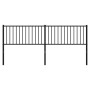 Kopfteil aus schwarzem Metall, 193 cm von vidaXL, Kopf- und Fußteile - Ref: Foro24-350901, Preis: 37,24 €, Rabatt: %