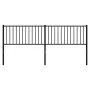 Kopfteil aus schwarzem Metall, 193 cm von vidaXL, Kopf- und Fußteile - Ref: Foro24-350901, Preis: 36,60 €, Rabatt: %