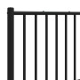 Kopfteil aus schwarzem Metall, 193 cm von vidaXL, Kopf- und Fußteile - Ref: Foro24-350901, Preis: 37,24 €, Rabatt: %