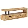 Solid mango wood TV cabinet by vidaXL, TV Furniture - Ref: Foro24-351779, Price: 274,50 €, Discount: %