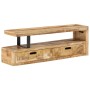 TV-Schrank aus massivem Mangoholz von vidaXL, TV-Möbel - Ref: Foro24-351779, Preis: 282,26 €, Rabatt: %
