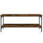 Couchtisch aus geräuchertem Eichenholzwerkstoff, 100 x 55 x 40 cm von vidaXL, Couchtisch - Ref: Foro24-832835, Preis: 55,10 €...