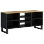 TV-Möbel aus Mangoholz und Sperrholz 100x33x46 cm von vidaXL, TV-Möbel - Ref: Foro24-351966, Preis: 86,47 €, Rabatt: %