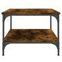 Couchtisch aus geräuchertem Eichenholzwerkstoff, 100 x 55 x 40 cm von vidaXL, Couchtisch - Ref: Foro24-832835, Preis: 55,10 €...