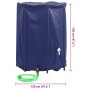 Depósito de agua plegable con grifo PVC 1350 l